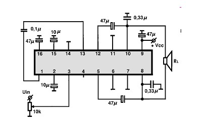 LM831 I-MONO circuito eletronico